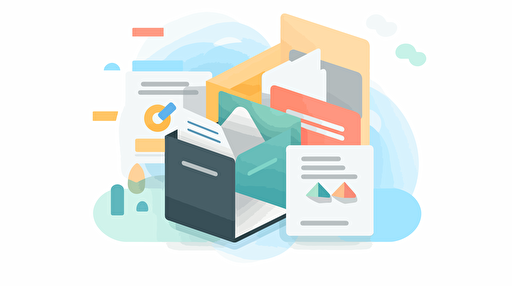 label documents, make it easy to search and filter data, vector, icon, google ads