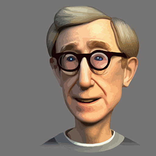 woody allen 3d modeling character view pixar concept art