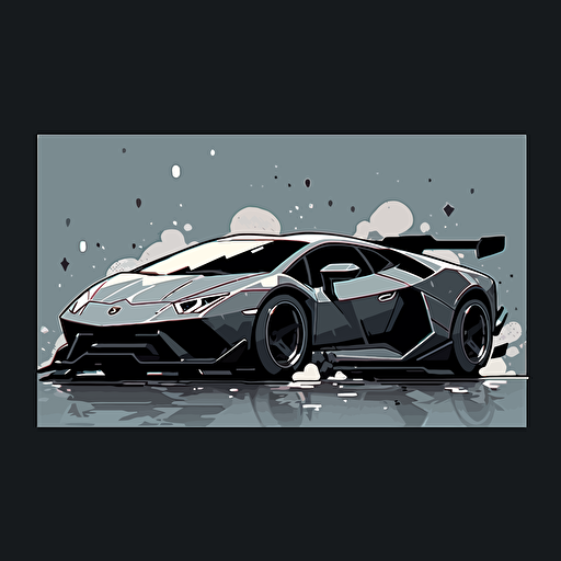 A monochromatic car icon, using grayscale tones and a pop of color to create a visually engaging and stylish design, vector illustration,
