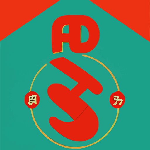 poster design bright colourful vintage typographic japanese katakana layout design illustrator vector graphics