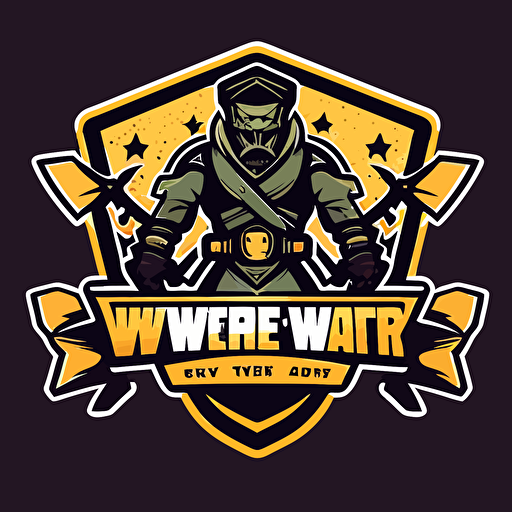 a simple logo for a twitch tournament called Creator Wars, vector