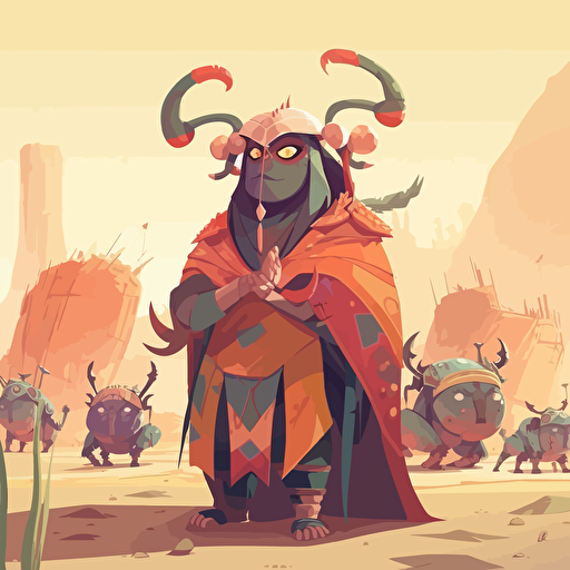 The leader of a nomadic tribe of bug
