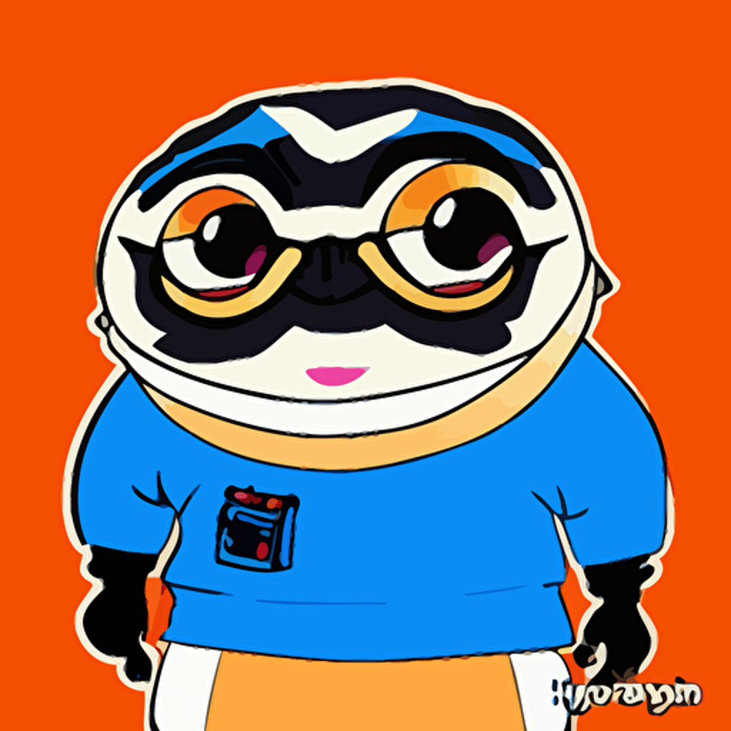 hyperrealistic portrait pepe anime cartoon style vector art ink white background