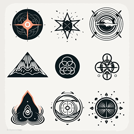 element, vector illustration style.