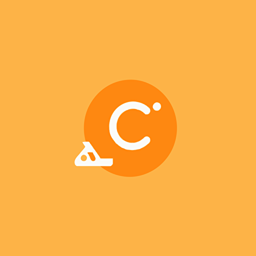 ecommerce logo minimalist integrate letters ct social media vector happy theme