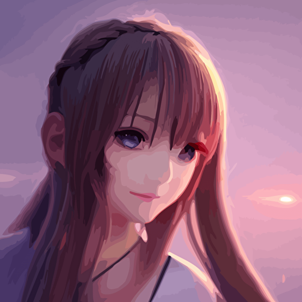 render beautiful 3d anime girl petite petite petite petite petite long braided hair hazel eyes round face short smile cinematic lightning medium shot mid shot highly detailed trending artstation unreal engine 4k cinematic wallpaper