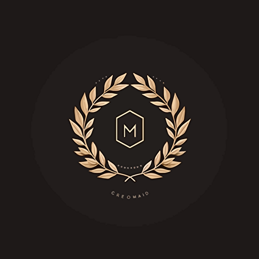 minimalistic monogram logo for clothing brand, vector logo, transparent backround, good design, professional look