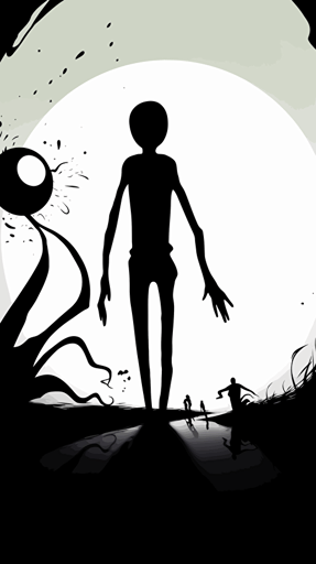stickman comics, a story, manga, ink, 2d, vector,