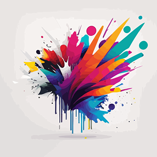 amazing vectors abstract colorful with white background