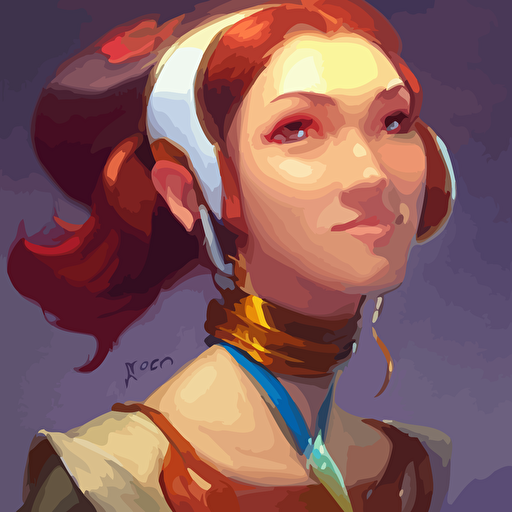 selfie lady miss fantasy art heartstone video game icon 2d game art official fanart behance hd artstation jesper ejsing rhads makoto shinkai