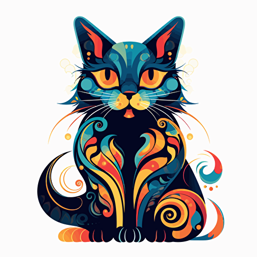 vector cat, png