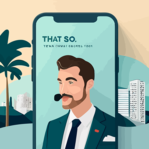 A clean and simple profile picture for a Tik Tok account about Real Estate in San Diego. It’s a minimalist design, and just has a San Diego/ Southern California vibe, but also a knowledgeable look to it. High quality vector art**
