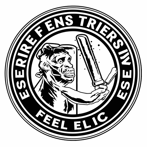 logo for a club rec team called the “Pinellas County Jerk-offs”, vector file, logo