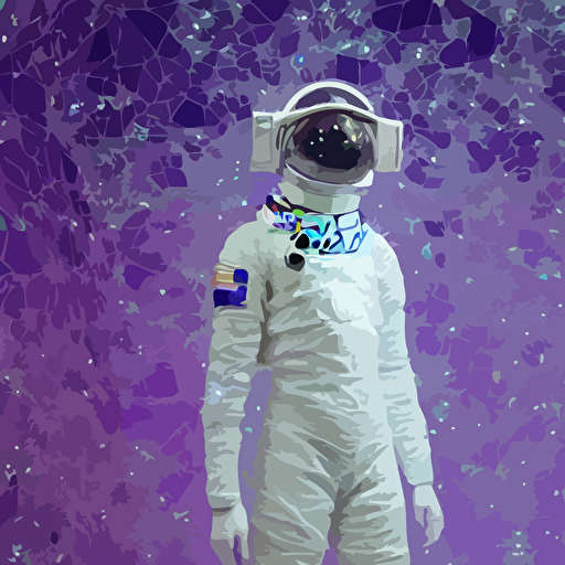 astronaut eva suit covered diamond 3d fractal lace iridescent bubble 3d skin covered insectoid compound eye camera lenses camera appendage stalks opal ruby diamond iridescent fractal lace bubble materials ceramic cracks blobby holographic shrink wrap bubble floats living room film movie directed denis villeneuve art direction salvador dalí wide lens