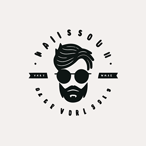 Logo with name VIBES. visual visual identity for a wine ecommerce webshop. hipster, minimalistic and simple., Vector