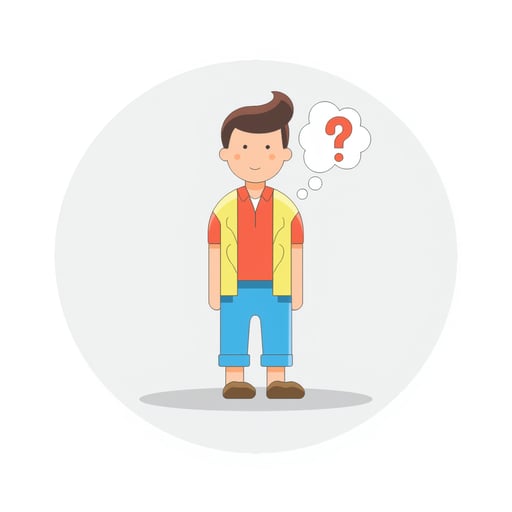 people pondering a question 