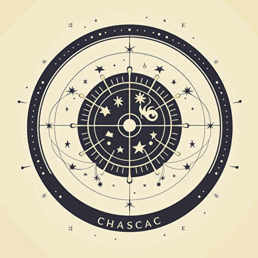 Chic astrological consultancy logo, Apple-like elegance, minimalistic design elements, fresh appearance, vector illustration, Adobe Illustrator
