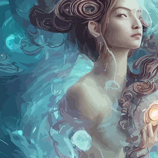 goddess portrait jellyfish phoenix head intricate artwork tooth wu wlop beeple octane render trending artstation greg rutkowski coherent symmetrical artwork cinematic hyper realism high detail octane render 8k matte painting peter mohrbacher 3d