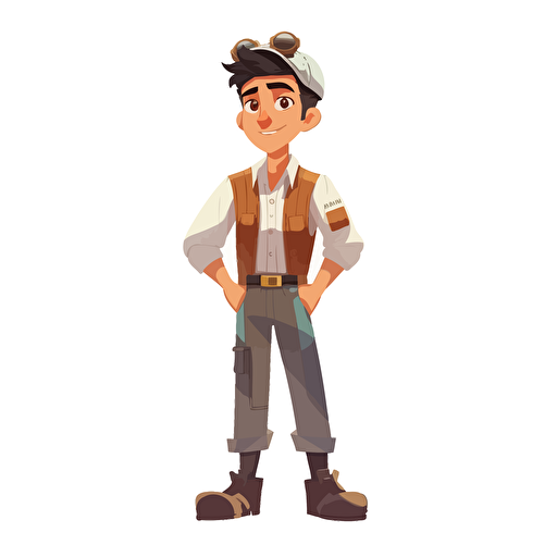 character 2d vector engineer anime
