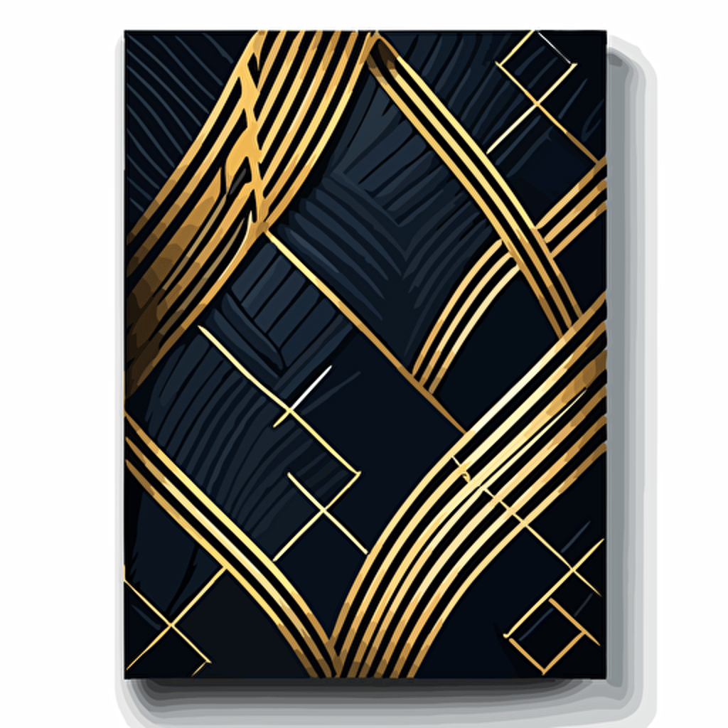 catalog rattan design 210x297,,black,dark blue, white and gold color, vector design