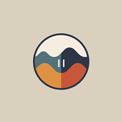 a logo for visualisation of information, simple, minimalistic, vector, modern