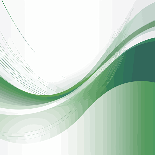 a clean vector art background, two clolors white and green