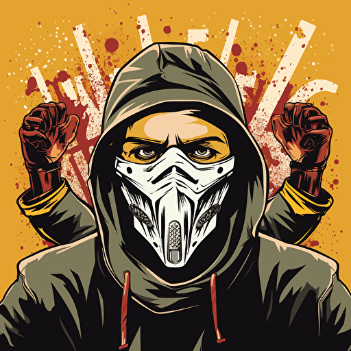 football ultras vector art