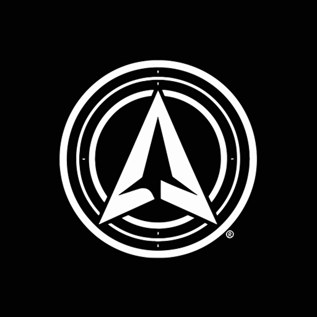 Assassin's Creed logo vector style, black on white background, flat desing, simple