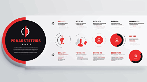 Keynote slide deck template for Portland Trail Blazers, vector, high res