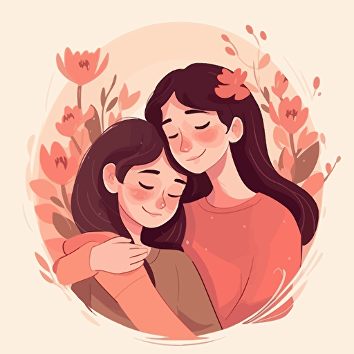 Simple mothers day vector design