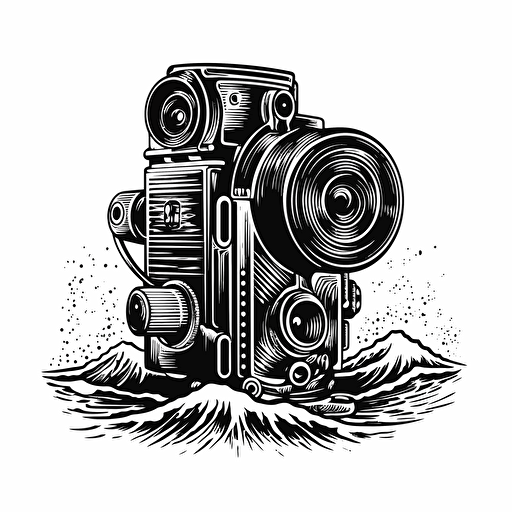 Camera Movie logo:: vector::