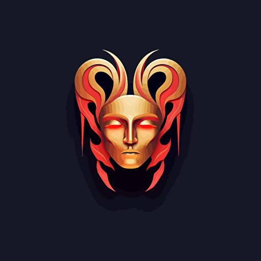 a vector logo for a malel creative director and verteran