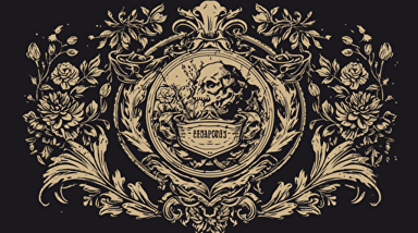 logo for manor estate, vector, antique