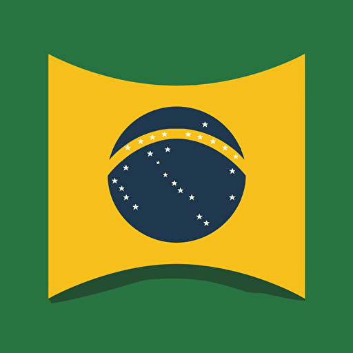 simple vector brazil flag