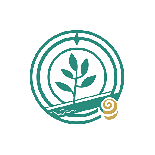 vector logo that incorporates the image of a measuring tape or a scale, along with a small vegetable or fruit icon, representing the idea of tracking progress and reaching health goals through mindful eating