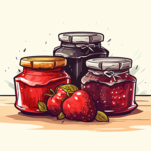 jam production log, vector