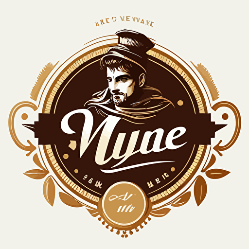 viena cafe logo vector