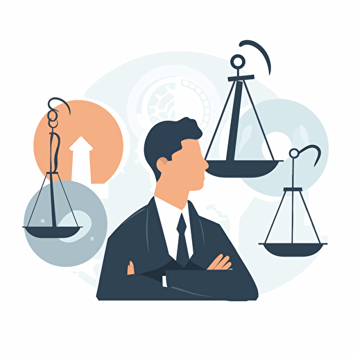 vector flat logo, ask a legal question