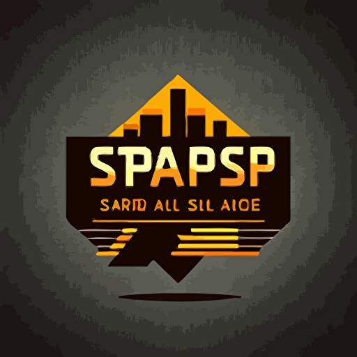 sharp vector logo, name: Street Pulse, business around street retail traffic analytics