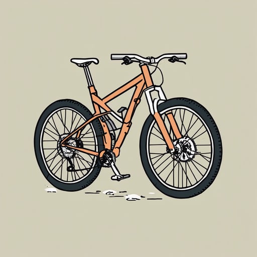 a mountain bike 