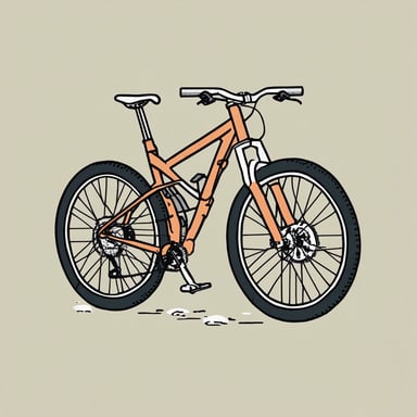 a mountain bike 