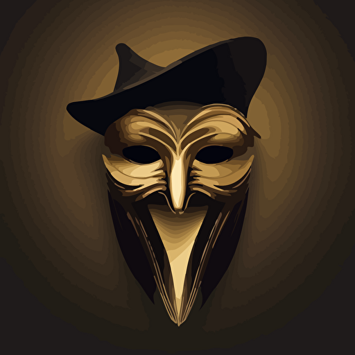 claptone mask, vector