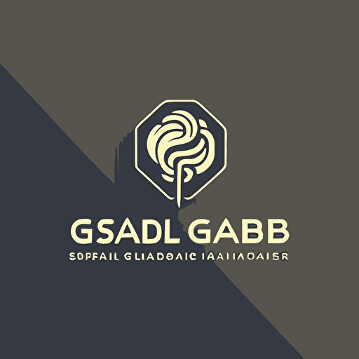 an logo for an company named GAB specialized in business inteligense for medical companies, simple, vector, modern
