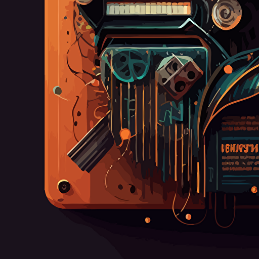 High tech vector illustration