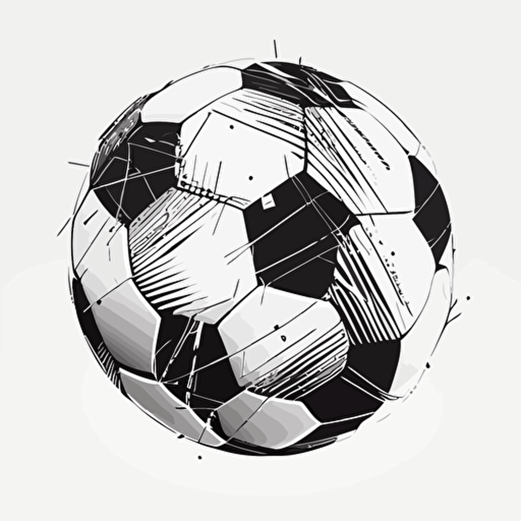 uncomplete football outline vector in black color