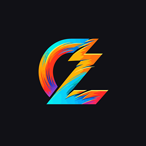 Simple CZE Letter vector logo