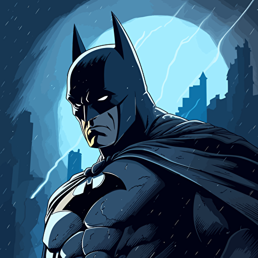 create a drawing about batman, vector