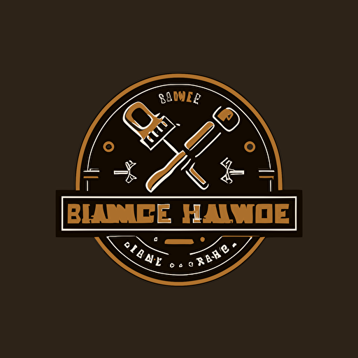Hardware tools simple vector logo