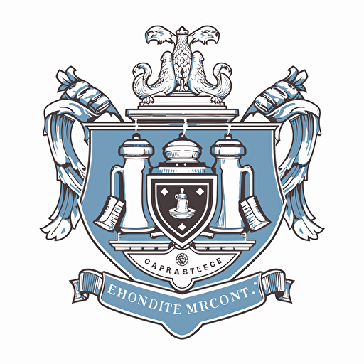 an illustrative vector coat of arms for an appliance company