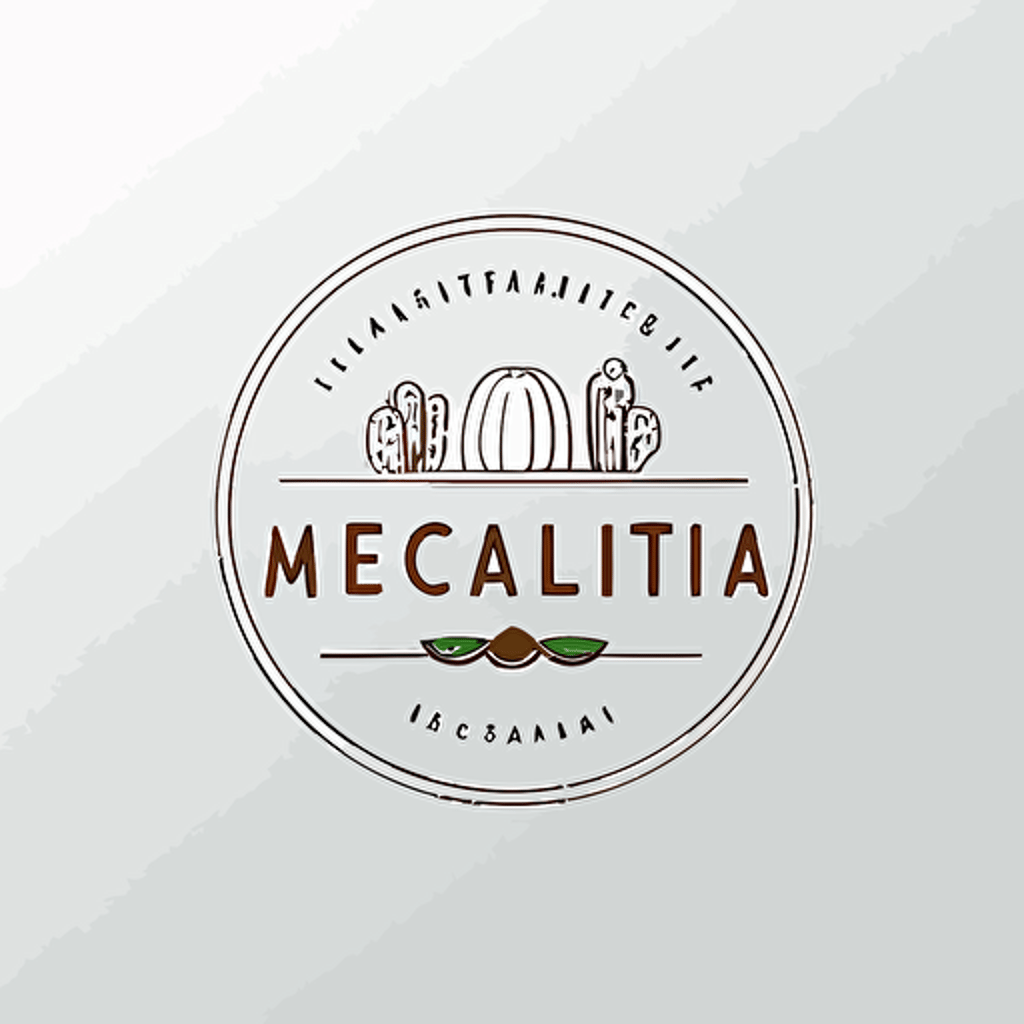 a mexican lifestyle logo, 1mm thick line drawing logo, minimalist line logo, creative logo, 2d logo, flat logo, vector logo, vector logo, modern logo, white logo